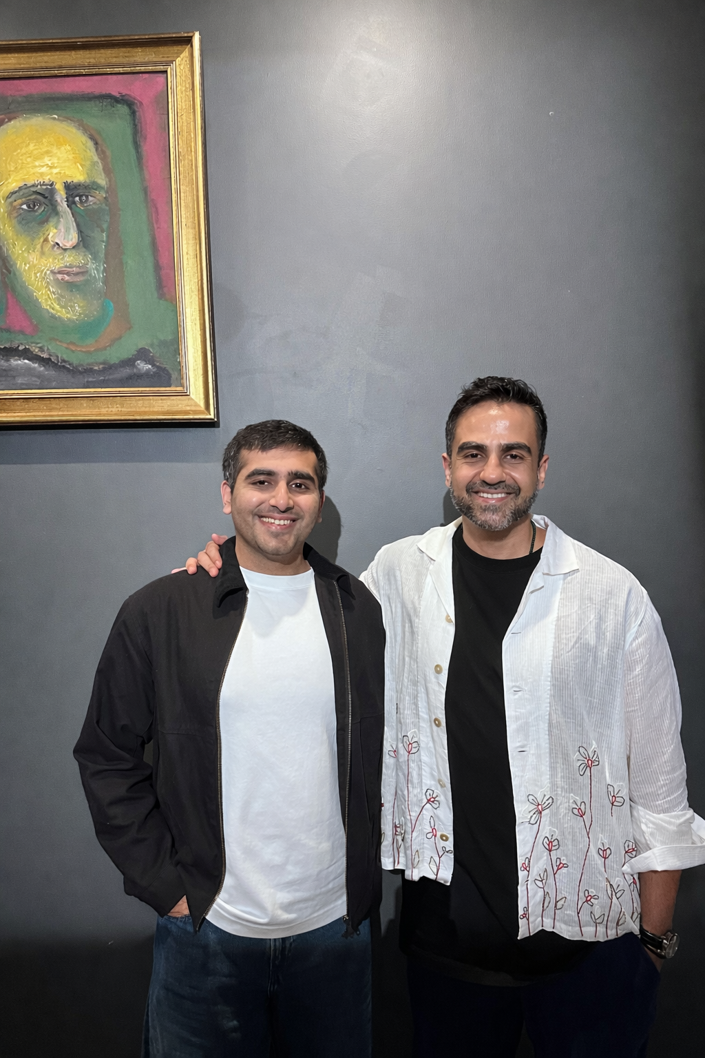 Vishal Tejwani with Nikhil Kamath, founder of WTFund